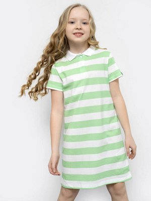 Хлопковое платье-футболка для девочек