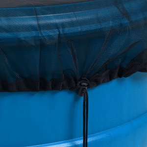 Сетка на бочку для защиты от листьев и грязи, с затяжкой, d=80 см, Greengo