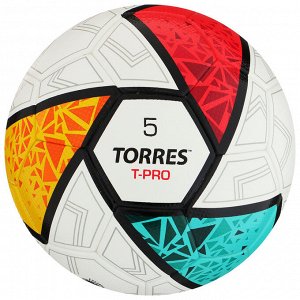 Футбольный мяч TORRES T-Pro, F323995, термосшивка, 32 панели, р. 5, PU