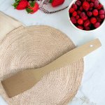 Лопатка кулинарная, деревянная, бук.