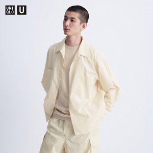 UNIQLO - рубашка с открытым воротником - 30 NATURAL