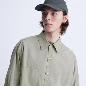 UNIQLO - рубашка с открытым воротником - 36 BROWN