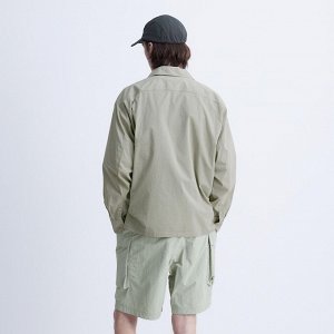 UNIQLO - рубашка с открытым воротником - 36 BROWN