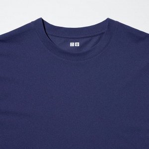 UNIQLO - футболка Dry EX с круглым вырезом - 01 OFF WHITE