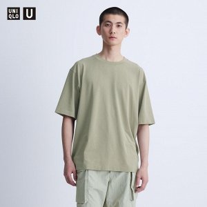 UNIQLO - футболка Dry EX с круглым вырезом - 52 GREEN