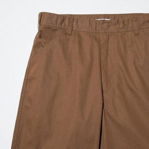 UNIQLO - мужские хлопковые брюки стандартного кроя - 09 BLACK