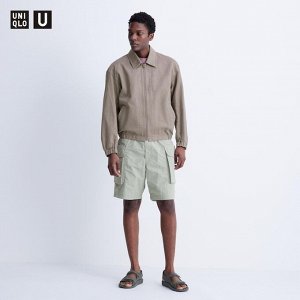 UNIQLO - повседневные шорты-карго выше колен - 04 GRAY