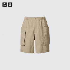 UNIQLO - повседневные шорты-карго выше колен - 04 GRAY