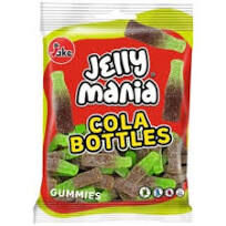 Мармелад жевательный в виде бутылочек со вкусом колы JAKE Cola в сахаре 100 гр