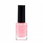 Лак для ногтей с эффектом геля NUDE collection, тон 201, светлая сакура, 12 мл