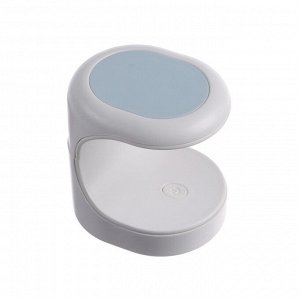 Лампа для маникюра Luazon LUF-07, UV/LED, 3 диода, 16 Вт, для типс, USB, белая