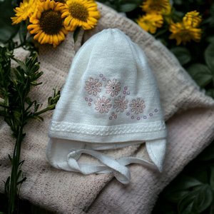 Шапочка одинарная вязка