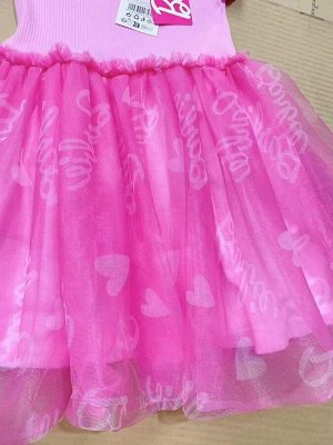Розовое платье Барби