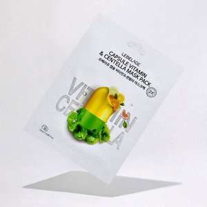 Lebelage Тканевая маска для лица с витамином и центеллой / Capsule Vitamin &amp; Centella Mask Pack, 25 мл
