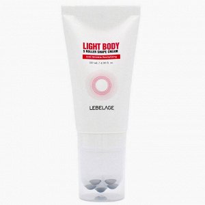 Lebelage Крем для тела массажный с 5 роликовыми шариками / Light Body 5 Roller Shape Cream, 120 мл