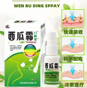 Антибактериальный спрей от воспалений в области рта Wen Bu Ding Oral Spray