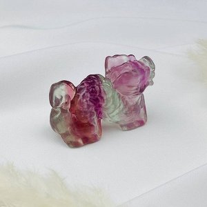 Фигурка резная "Дракон" из Флюорита