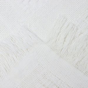 Плед Этель Cotton 130*180см , цв.молочный,80%хлопок, 20% п/э