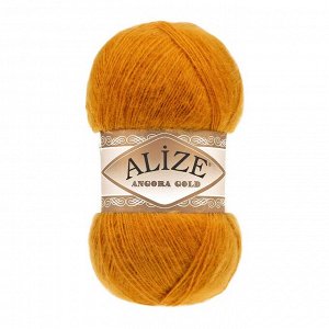 Пряжа Alize Angora Gold Ализе Ангора Голд цвет №234 рыжий