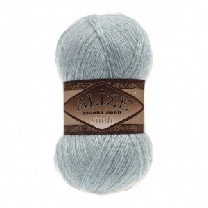 Пряжа Alize Angora Gold Simli Ангора Голд Симли цвет №114 мята
