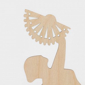 Салфетница деревянная «Кармен», 25x13x13 см