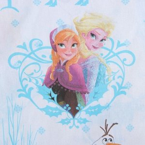 Пододеяльник детский 1,5 сп "Сказка" Холодное Сердце 143х215 см, 100% хлопок, бязь