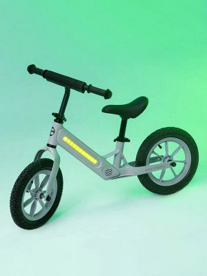 Двухколесный беговел Amarobaby Tune, серый