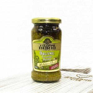Соус песто Filippo Berio органик 190г ст/б (1*6)(#38) Италия (шк 9603)