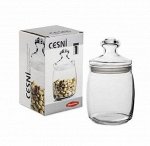 Банка, 920 мл, для сыпучих продуктов, стело, ЧЕШНИ, 1/6