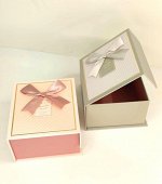 Коробка подарочная &quot;For you&quot; на магните с бантом