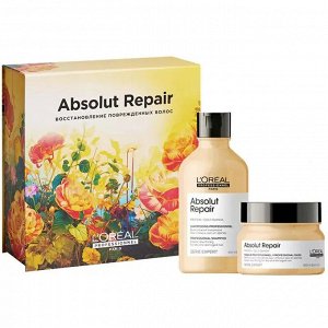 LP Absolut Repair Набор (шампунь 300мл+маска 250мл) восст. д/повр.вол карт./уп 1уп. / 4шт / URU14407 / 172069