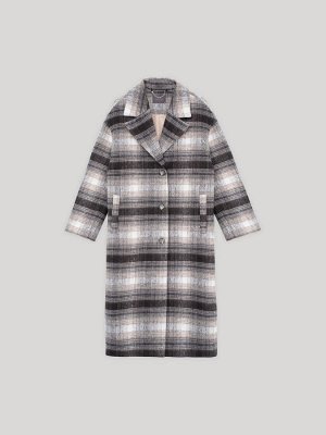 Пальто в клетку цвет: Мультиколор R127/tonks
