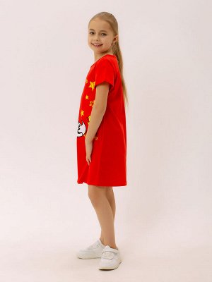Платье ФЛ-3 "Мульти" красный
