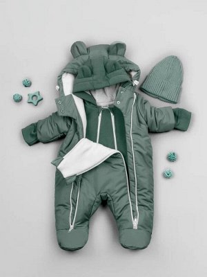 Комбинезон детский демисезонный Amarobaby Spring, мятный
