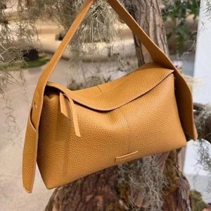 COSMOСOLLECTION_WEAR Songmont Сумка-хобо из натурал.кожи, коричневый