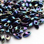 Бисер-лепестки Миюки LMA-0455 Metallic Variegated Blue Iris
