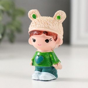 Фигурка полистоун «Малышка в шапке», 2.5x3.3x6 см, МИКС