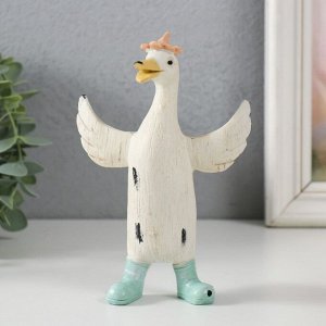 Фигурка полистоун «Танцующий гусь», 10x7x15 см