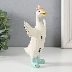 Фигурка полистоун «Танцующий гусь», 10x7x15 см