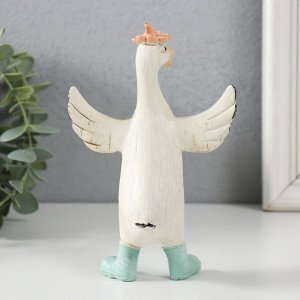 Фигурка полистоун «Танцующий гусь», 10x7x15 см