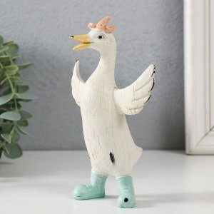 Фигурка полистоун «Танцующий гусь», 10x7x15 см