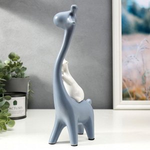 Сувенир керамика "Семейство жирафов" матовый набор 3 шт h=19; 26; 27 см