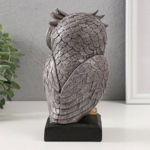Фигурка полистоун «Филин с рисунком одуванчиков», 9.5x8.5x18 см