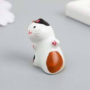 Фигурка полистоун «Котик в наклоне», 4x2.5x4 см