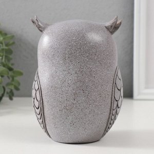 Фигурка полистоун «Маленький филин с рисунком одуванчиков», 11x8x15 см