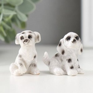 Фигурка полистоун «Пятнистый пёс», 2.8x3x4 см, МИКС