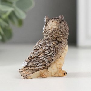 Фигурка полистоун «Серая сова», 2.3x4.3x4.5 см, МИКС