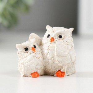 Фигурка полистоун «Сова и совёнок», 2.7x4.3x3.8 см, МИКС