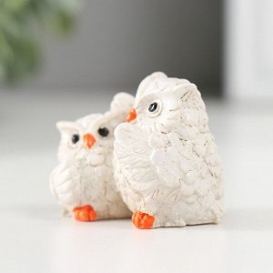 Фигурка полистоун «Сова и совёнок», 2.7x4.3x3.8 см, МИКС