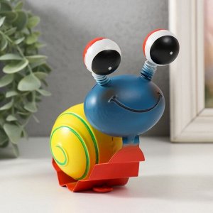 Фигурка металл «Улыбчивая улитка», 15x6.5x12 см, МИКС